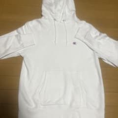 Champion プルオーバーパーカー ホワイト Mのサムネイル