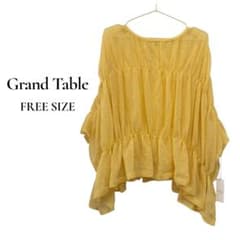 新品タグ付　定価18590円Grand Table イエロートップス ヤマダヤのサムネイル