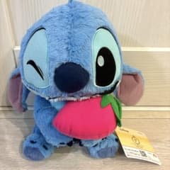 FukuFuku いちご大好きBIGぬいぐるみ スティッチ