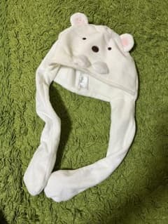 스미코구라시 시로쿠마 손이 에어로 움직이는 귀여운 모자^_^