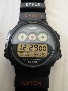 CASIO カシオ TGW-10 TRI GRAPH ヴィンテージ デジタル - メルカリ