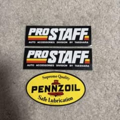 当時物　PRO STAFF & PENNZOIL ステッカーのサムネイル
