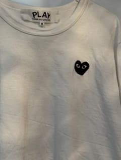 PLAY ホワイト Tシャツ Mコムデギャルソンのサムネイル