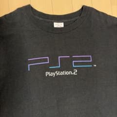 PlayStation 2 PS2 ロゴ Tシャツ ブラック XLのサムネイル