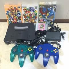 64本体&コントローラー&ソフトセットのサムネイル