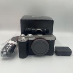 極美品】 SONY α7CⅡ カメラ シルバー シャッター数 3129回 - メルカリ