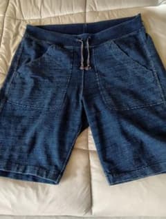 美品】RRL ラルフローレン スウェットパンツ ステンシル インディゴ L
