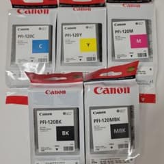 Canon PFI-120 インクタンク 5色セット - メルカリ