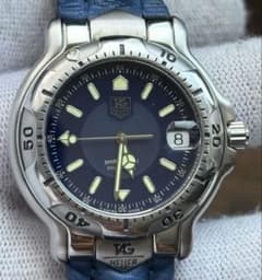稼働 TAG HEUER WH1115 ブルー プロフェッショナル ヴィンテージ 稼働 TAG HEUER WH1115 ブルー プロフェッショナル ヴィンテージ