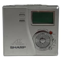 シャープ　ポータブルMDレコーダー MD-DR77　25ク301