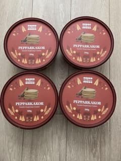 神戸物産 ジンジャークッキー 300g スウェーデン直輸入 4缶セット 神戸物産 ジンジャークッキー 300g スウェーデン直輸入 4缶セット