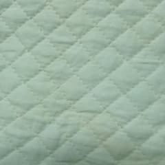 ハンドメイド キルティング生地 ミントグリーン