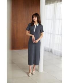 美品】Scalloped Polo Dress/Her lip to - メルカリ