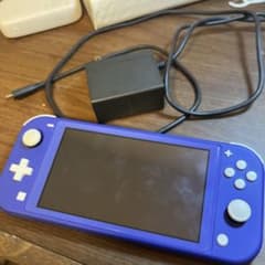 Nintendo Switch Lite 青 本体 ACアダプター付き - メルカリ
