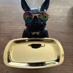 フレンチブルドッグ 貯金箱 小物置き - メルカリ