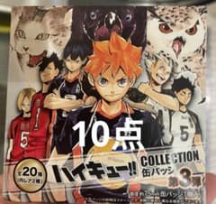 ハイキュー コレクション缶バッジ 第3弾 ジャンプフェスタ 10点まとめ