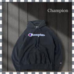 8125/チャンピオン リバースウィーブ ブランドプリントパーカープルオーバーL