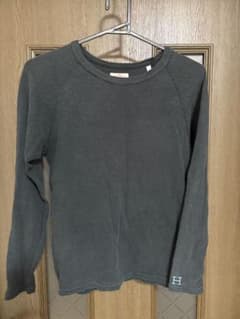 ハリウッドランチマーケット ストレッチフライス ロングスリーブTシャツ　黒　Sのサムネイル