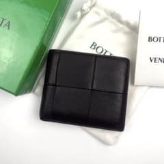 BOTTEGA VENETA ボッテガべネタ カセット 二つ折り 財布 シボ - メルカリ