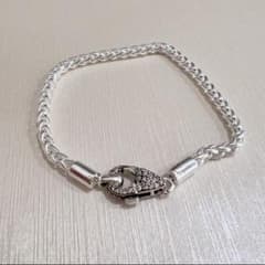 PavéClaspFoxtailChainCharmBracelet(16cm）のサムネイル