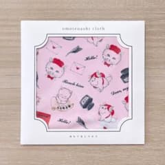 【新品・未使用】3carat おもてなしクロス メガネ拭き メガネクロス 猫のサムネイル