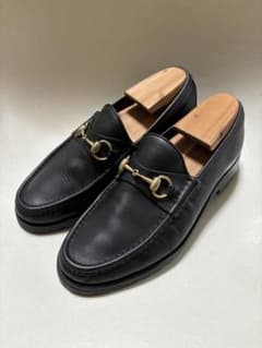 90s ヴィンテージ グッチ スエード ホースビットローファー トムフォード期 gucciグッチ ローファー ホースビット メンズ 41 革靴 トムフォード