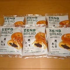 ZENB ゼンブブレッド 黒ごまあんぱん 6個 グルテンフリー 菓子パンのサムネイル