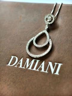 希少】DAMIANI ECLISSE ティアドロップ ダイヤ ネックレス - メルカリ