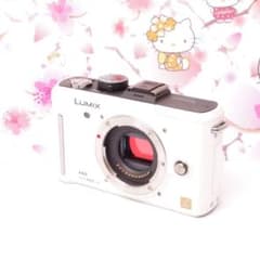 ❤️限定お買い得品❤️パナソニック ルミックス GF-1 ボディ ホワイトのサムネイル