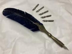 【未使用】つけペン 羽根ペンのサムネイル