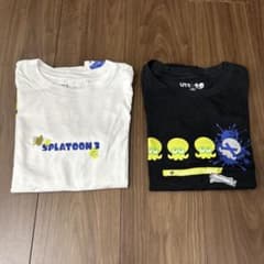 유니클로 SPLATOON 3 T셔츠 화이트 130