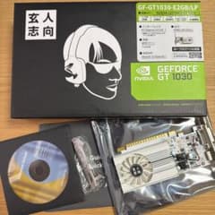 玄人志向 グラフィックボード GF-GT1030-E2GB/LP - メルカリ