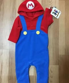 新品 マリオ コスチューム ロンパース 80のサムネイル