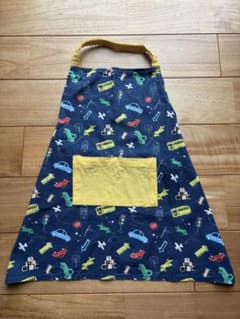 子供用エプロン Sサイズ 車柄のサムネイル