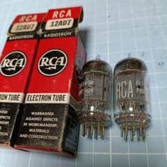 RCA 12AU7 真空管 2本 オリジナルボックス付き2本セット - メルカリ
