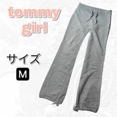 tommy girl スウェットパンツ グレー Y2K 裾ドローコード ギャルのサムネイル