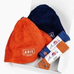 ABIL サウナハット オレンジ ネイビー 2枚セット ABIL サウナハット オレンジ ネイビー 2枚セット - メルカリ