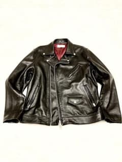 【美品】【Retro Grade】レトログレード ライダース 羊革 黒XLのサムネイル