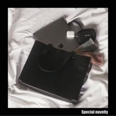 「F/LEATHER HANDY BAG」BLACKのサムネイル