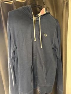 FRED PERRY フレッドペリー ジップパーカー ロゴ刺繍のサムネイル