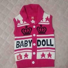 値下げ！！BABYDOLL★ニットベスト★のサムネイル