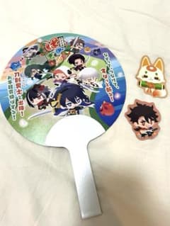 刀剣乱舞 ぱすぎり ふでのすけ 陸奥 ステッカー うちわ セット
