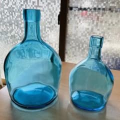 デミジョンボトル風　一斗瓶　花瓶（大１・小1） 東洋ガラスのサムネイル