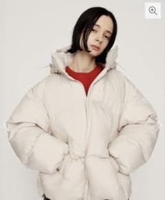 SLY 2WAY PUFFER ブルゾン アイボリーのサムネイル