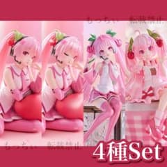 [신품]하츠네 미쿠✧벚꽃 미쿠 Desktop Cute / 누스트×2 4종 세트