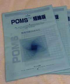 poms短縮版 検査用紙20名分✕1セット - メルカリ