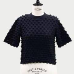 マチャット machatt◆ホールガーメント　フォルムニット　半袖 MACHATTマチャット ホールガーメントフォルムニット ブラック - メルカリ