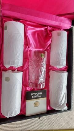 ボスポラス クリスタル グラス 5個セット - メルカリ