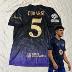 FCバルセロナ ユニフォーム 26-27 5 クバルシ CUBARSÍ - メルカリ