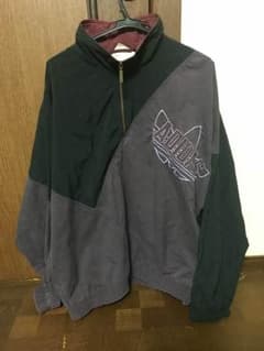 adidas vintage harfzip ウインドブレイカーのサムネイル